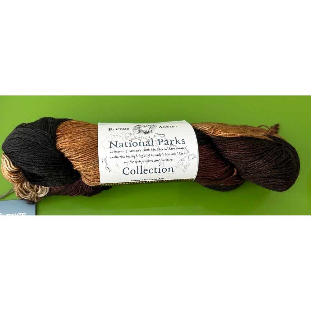 Fleece Artist National Parks Festival Socks Yarn Riding Mountain‎  Merino Silk